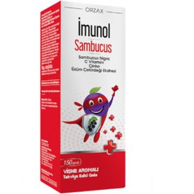 Resim Orzax Imunol Sambucus Şurup 150 ml 