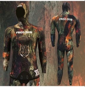 Resim Freesub Aspendos 7mm Yamamoto 39 Dalış Elbisesi Çok Renkli 