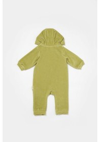 Resim BabyCosy Organik Kadife Kapüşonlu Fermuarlı Tulum Csyk6043 001 