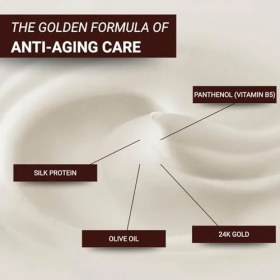 Resim Age Reverse Kırışıklık Karşıtı Altın Krem 50 ml - 24K Altın, Ipek Proteini, Pantenol ve Zeytinyağı Içerikli - Cilt Sıkılaştırıcı ve Nemlendirici 