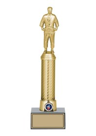 Resim Odak Kupa - Figürlü Kupalar - Judo / Karate Figürlü Kupalar Fg-008 A - 35 Cm Altın - Beyaz 