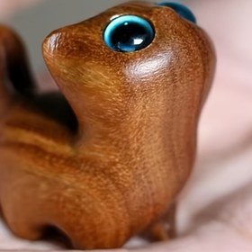 Resim Çekici Sandal Ağacı Kedi Figürü - Sevimli Büyük Gözlü Yavru Kedi Dekoru, Noel & Ev Aksesuarları İçin Mükemmel 