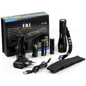 Resim Büro Ev Ofis Hediyesi İçin Şarjlı Lamba T3 Led Sızdırmaz Işıklı Alüminyum Oksidiyon El Feneri Gri 