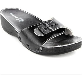 Resim Muya Noha Anatomik Taban Kadın Terlik Siyah 