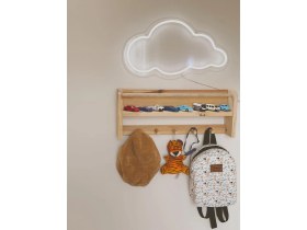 Resim Montessori Çocuk Bebek Odası Kitaplık Askılık Çok Amaçlı Duvar Rafı 