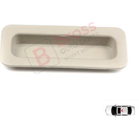 Resim BMW E39 E46 için Sunroof Güneşlik Açma Tutamak Elceği Açık Gri 