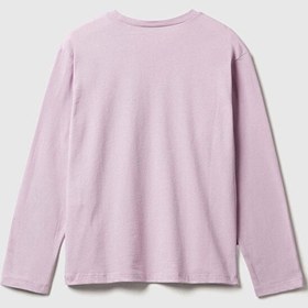 Resim United Colors Of Benetton Benetton Kız Çocuk Uzun Tshırt Pembe 
