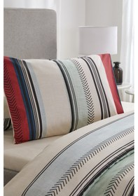 Resim Floretta Etniline Çift Kişilik Nevresim Takımı Krem 