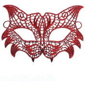 Resim azrlyaonline Kırmızı Dantel Masquerade Maskesi 8 No (5224) 