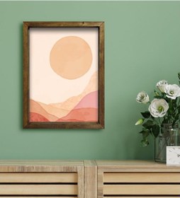 Resim Bk Gift Otel Odası Konseptli Doğal Masif Ahşap Çerçeveli Tablo 30 (551120254) 