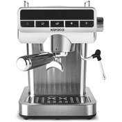 Resim Karaca Coffee Art 1362 Süt Köpürtücülü 20 Bar Basınçlı Espresso Latte Capp. Americano Mak. 1,5L Inox 
