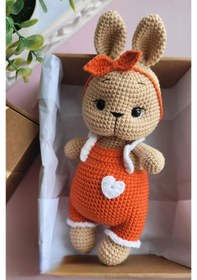 Resim Amigurumi Tulumlu Tavşancık 