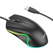 Resim İklimStore HOCO GM19 RGB LED Işıklı Gamer Oyuncu Kablolu Optik Mouse-(5775) - Mi1152-6037 