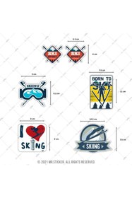 Resim Bay Etiket Hbgbdl8 Kayak Sticker Seti 5 Parca 