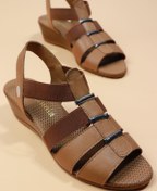 Resim Mammamia - D23ys-1310 Taba Renk Dolgu Topuk Anne Sandalet 