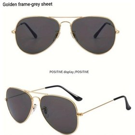 Resim Willowhaven Vintage Klasik Moda Metal Çerçeve Gözlük Altın Siyah Lens Hediye 12+ 