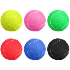 Resim Reedark Profesyonel Eğitim Ve Masaj İçin Renkli Lastik Ve Yün Tenis Topu Seti 6 Adet 