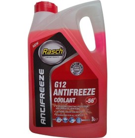 Resim Rasch G12 Organik Radyatör Antifriz Kırmızı -56 - 3 Lt. Kırmızı 