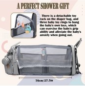 Resim Luckydog Dashanshop Pembe Çocuk Bezi Çantası Sırt Çantası Seyahat Taşıma Askılı Değiştirme Pedi Pembe 