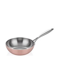 Resim Elit Mm Bakır Wok Tava 28cm Bakır 
