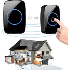 Resim Hymark Kablosuz Uzaktan Kumandalı LED Kapı Zili 