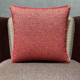 Resim Keten-117 (KIRÇILLI) - 43x43 (KARE) Sadece Kılıf Düz Fitilli 