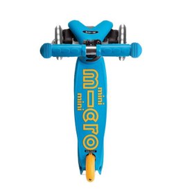 Resim Micro Mini Micro Deluxe Foldable Led Ocean Blue Unisex Çocuk Mavi Scooter 