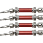 Resim Reedark Arrma 1/8 Infraction Ve Vendetta İçin Kırmızı Metal 4wd Şaft Takımı - Ara310995/ara310992/ara311108 Uyumlu 