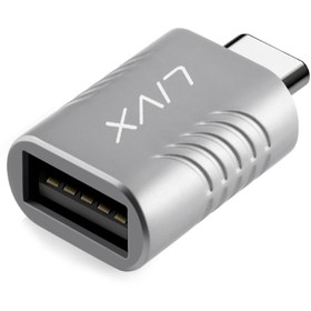 Resim LivX Usb3.0 To Type C Çevirici Dönüştürücü Otg Adaptör Gümüş Lva-otgmd 