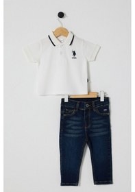 Resim U.s. Polo Assn Erkek Bebek Beyaz Takım Usb2627-c-v3 Beyaz 