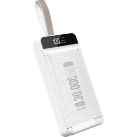Resim nazeninstoğu Powerway Qc30 30000 Mah Pd22.5w 3 Usb Dijital Ekran Siyah Powerbank 