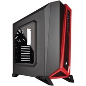 Resim Corsair Carbide Spec-Alpha Siyah/Kırmızı Pencereli Gaminig Mid To 