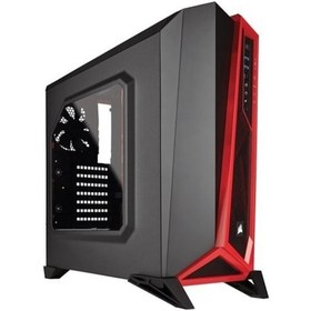 Resim Corsair Carbide Spec-Alpha Siyah/Kırmızı Pencereli Gaminig Mid To 