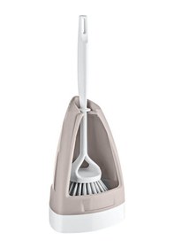 Resim Titiz Tp-118 Plastik Wc Klozet Tuvalet Fırça Seti Takımı - Krem 