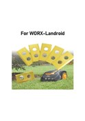 Resim Ebitda Worx Landroid Robotik Çim Biçme Makinesi İçin 36 Adet Paslanmaz Çelik Yedek Bıçaklar, 36x18x0.9mm Gümüş Yedek Parça 
