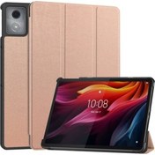 Resim Lenovo Tab K11 Plus 3 Katlı Tutucu Tablet Kılıfı Rose Gold Kılıf 