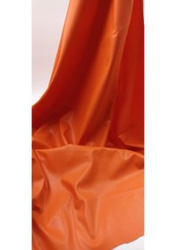 Resim Turuncu Deri Kumaş 