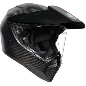 Resim AGV Ax9 Solid Matt Carbon Kapalı Kask 