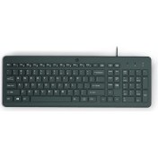 Resim Sayısal Tuş Takımlı 150 Kablolu Klavye - Sessiz Dokunuşlu Chiclet Klavye - Ergonomik, Rahat - USB Tak ve Bağlantı, LED Göstergeleri (664R5AA, Siyah) 