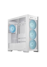 Resim Asus GT302 E-atx Mid Tower Tuf Gaming Argb Tempered Glass Bilgisayar Kasası Beyaz 