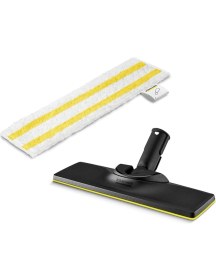 Resim Braventa Collection Kärcher Orijinal Set Zemin Başlığı ve Mikrofiber Bez Easyfix Buharlı Temizleyici Kärcher Sc ile Uyum 