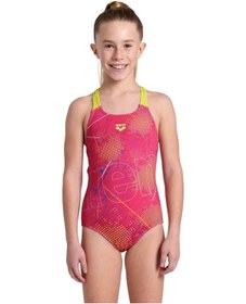 Resim Arena Galactic Swimsuit Swim Pro Back Çocuk Yüzücü Mayosu 005923960 001 