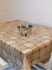 Resim Elyaflı Pvc Muşamba - Desenli Silinebilir Masa Örtüsü 02mrl159a Renkli 