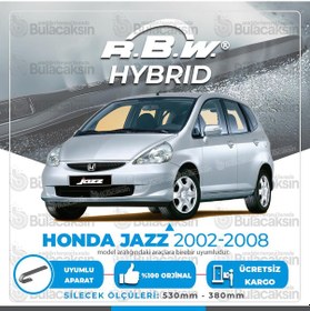 Resim Rbw Hybrid Honda Jazz 2002 - 2008 Ön Silecek Takımı - Hibrit 