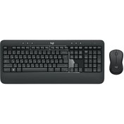 Resim logitech MK540 SİYAH KABLOSUZ KLAVYE+MOUSE SET 