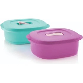 Resim Tupperware Mikro Kap 2'li Mikrodalga Fırın Isıtma Beslenme Li Hsgl 