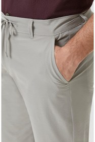 Resim Network Jogger Fit Beli Lastikli Çizgili Gofreli Pantolon 