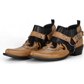 Resim FootCourt Taba Erkek Kovboy Ayakkabısı (Fas) 