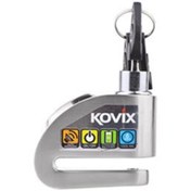 Resim KOVIX Kd6-bm Alarmlı Disk Kilit Gri 6mm 