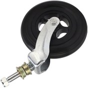 Resim 6 İnç Evrensel Pu Tekerlek: 250 Lb Taşıma Kapasiteli, Tekerlekli Sandalye Ve Yürüteçler İçin, Dayanıklı Ve Şok Emici. 